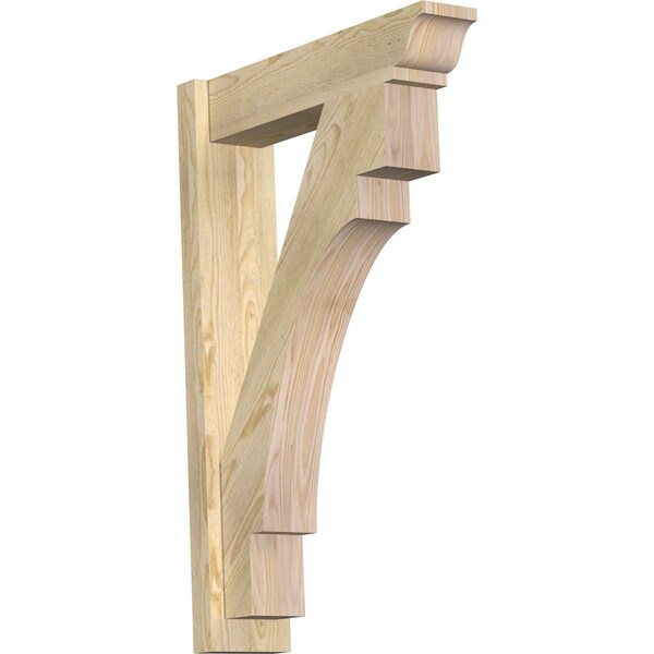 Ekena Millwork Merced Traditional Rough Sawn Outlooker, Douglas Fir, 6"W x 24"D x 36"H OUT06X24X36MRC01RDF - main